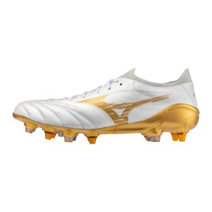 Buty do rugby Mizuno Morelia Neo IV Beta Elite Mix Białe i złote