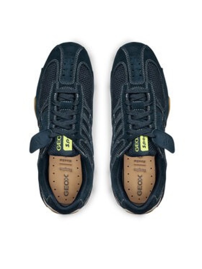 Geox Sneakersy U Snake Original U55MNA 02214 C4002 Granatowy