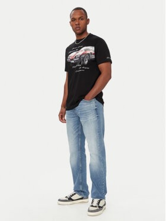 Guess T-Shirt M6YI45 K4231 Czarny Regular Fit