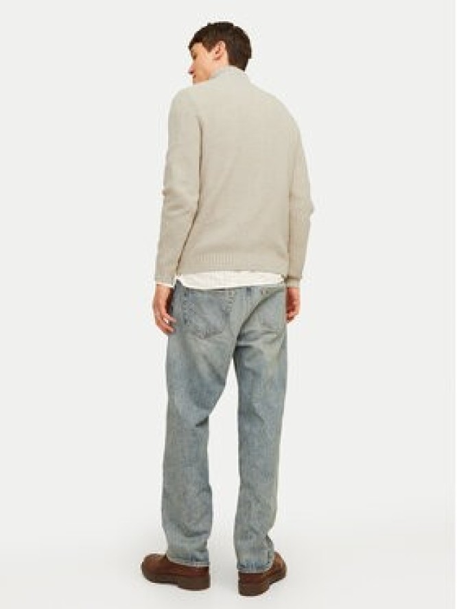 Jack & Jones Sweter Craig 12260826 Écru Regular Fit