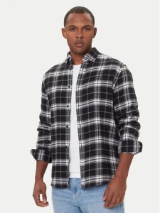 Tommy Jeans Koszula DM0DM22024 Czarny Regular Fit