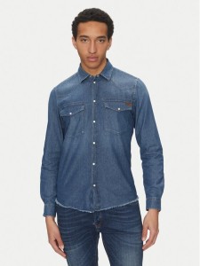 Liu Jo Koszula jeansowa QA5294 D0256 Niebieski Regular Fit