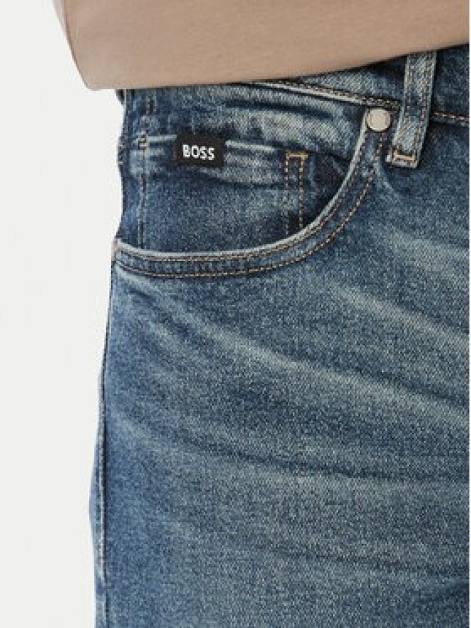 BOSS Jeansy Ogden 50569039 Granatowy Straight Fit