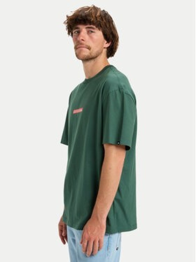 Quiksilver T-Shirt Dna Clicker EQYZT08207 Zielony Regular Fit
