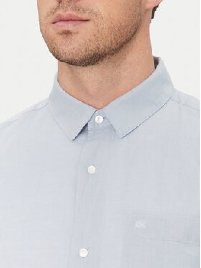 Calvin Klein Koszula K10K114488 Błękitny Regular Fit