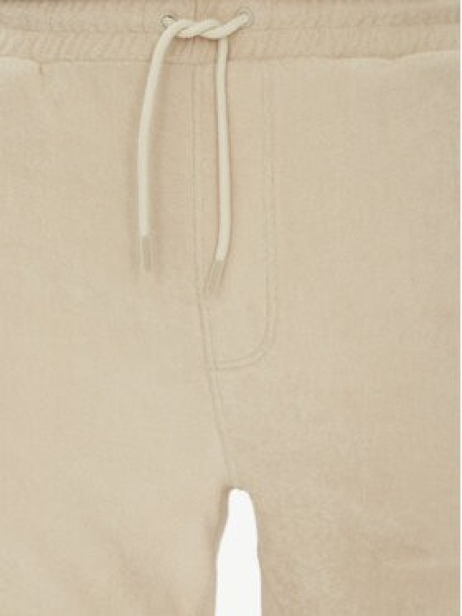 BOSS Szorty sportowe 50539868 Beżowy Regular Fit