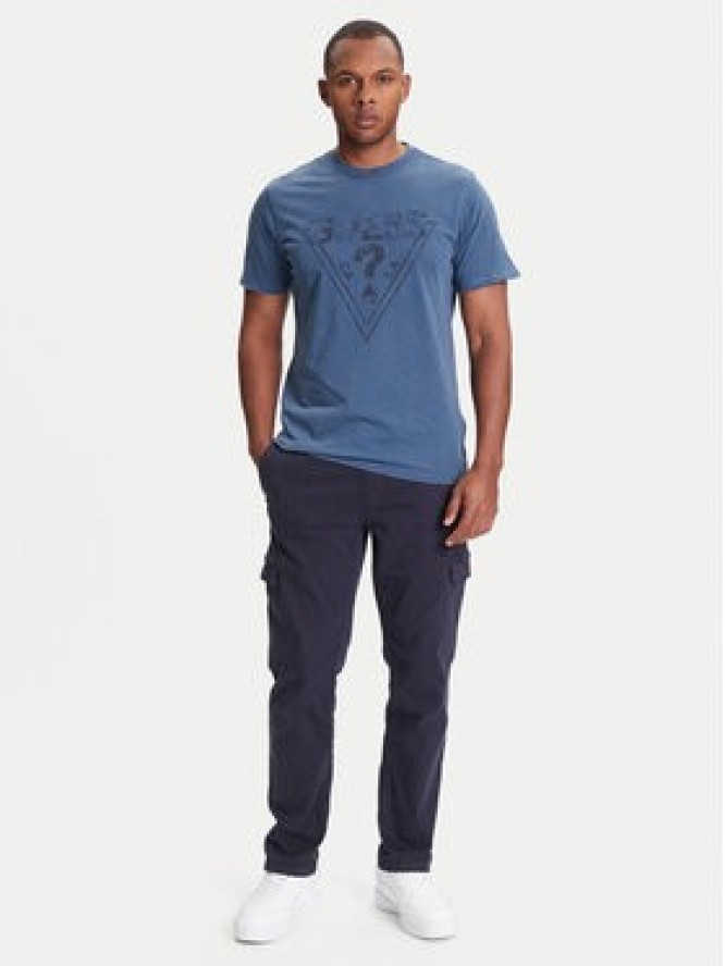 Guess T-Shirt M5YI42 KBW41 Granatowy Regular Fit