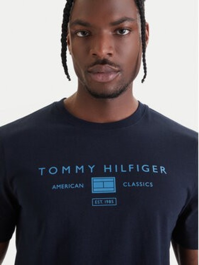 Tommy Hilfiger T-Shirt Brand Love MW0MW42365 Granatowy Regular Fit