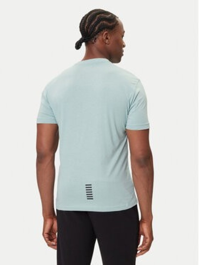 EA7 Emporio Armani T-Shirt 8NPT25 PJVPZ U9066 Niebieski Regular Fit