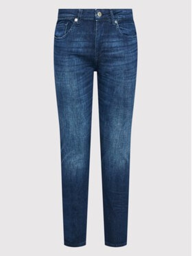 Selected Homme Jeansy Leon 16083063 Granatowy Slim Fit