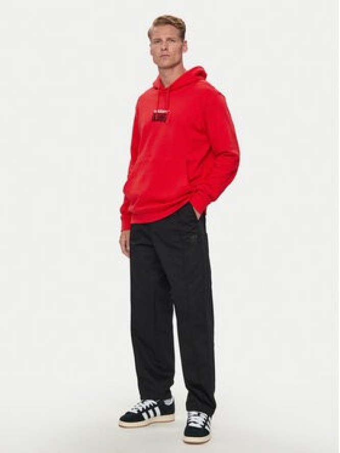 adidas Bluza Graphic IZ4835 Czerwony Loose Fit