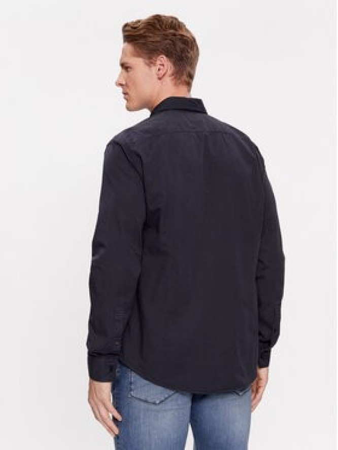 Hugo Koszula Ermo 50500216 Granatowy Slim Fit