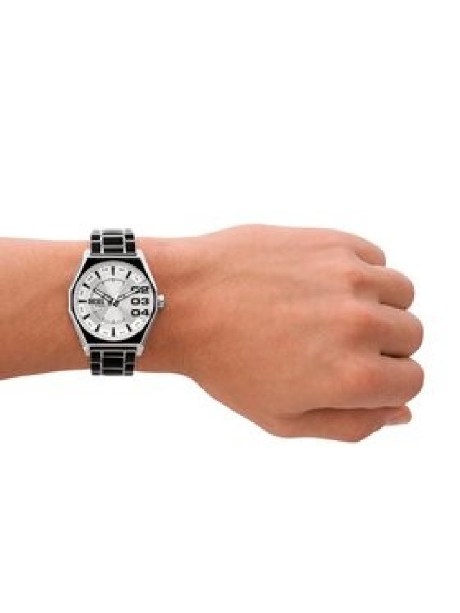 Diesel Zegarek Double Scraper DZ2195 Czarny