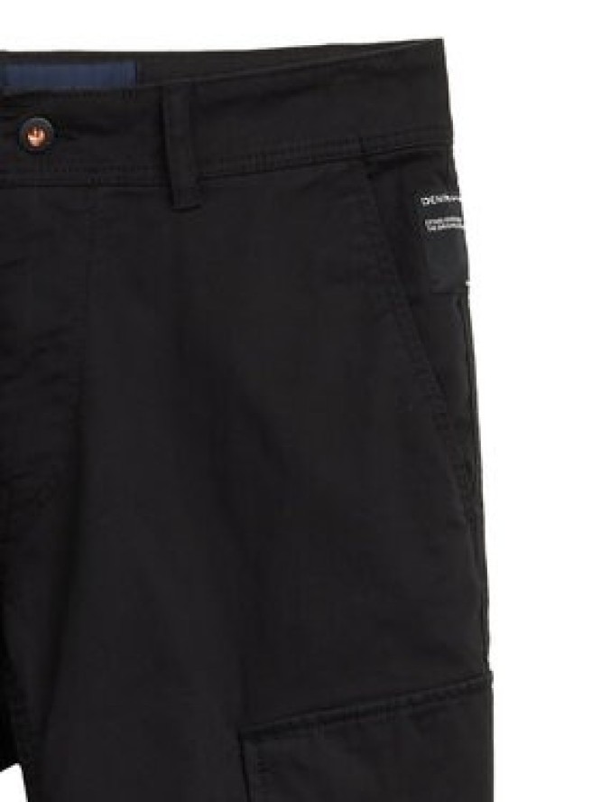 Tom Tailor Denim Szorty materiałowe 1044836 Czarny Regular Fit