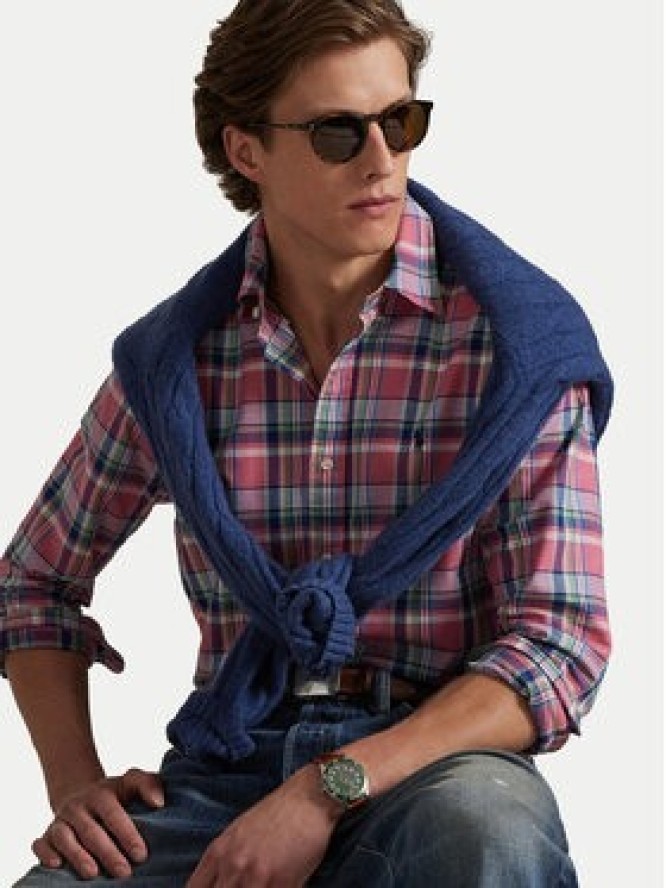 Polo Ralph Lauren Koszula 710922273006 Różowy Custom Fit