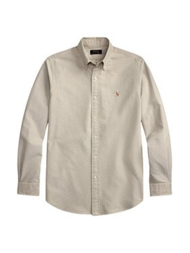 Polo Ralph Lauren Koszula 710792161019 Beżowy jasny Slim Fit