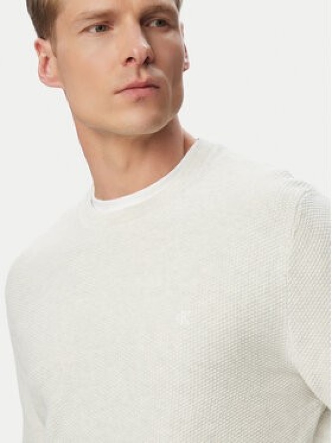 Calvin Klein Sweter LV04LF304G Szary Regular Fit