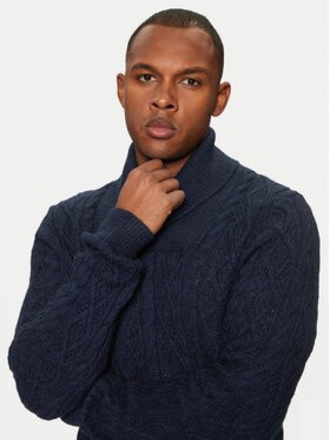 s.Oliver Sweter 2152201 Granatowy Regular Fit