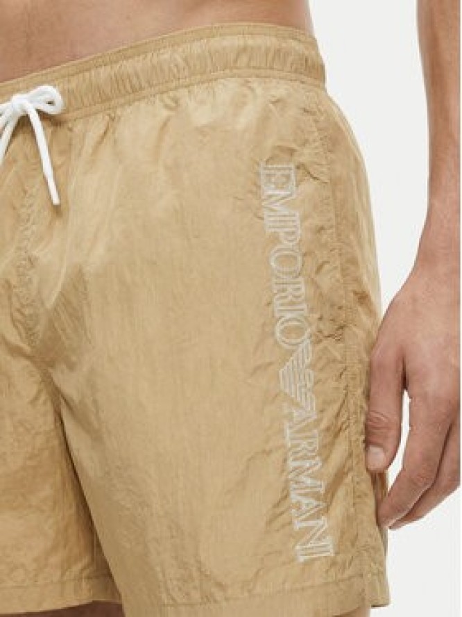 Emporio Armani Szorty kąpielowe EM000583 AF20425 U6213 Beżowy
