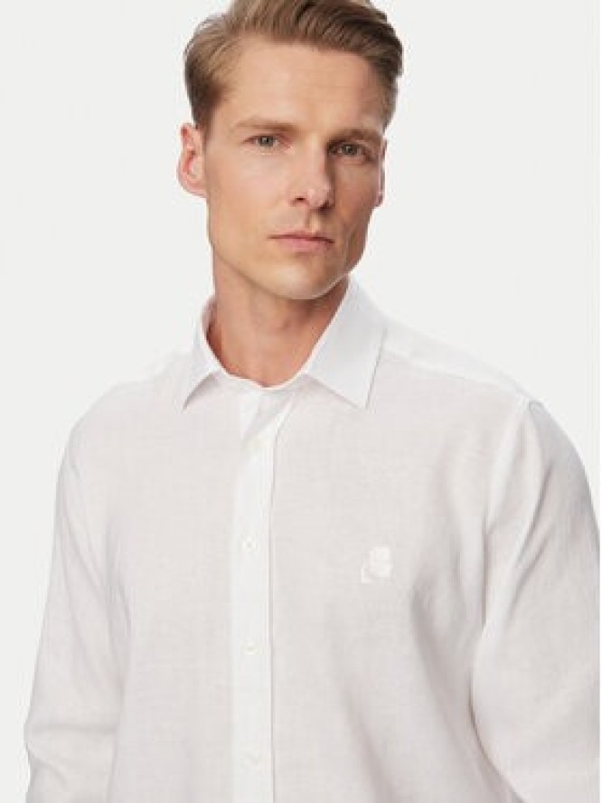KARL LAGERFELD Koszula 605084 562791 Biały Regular Fit