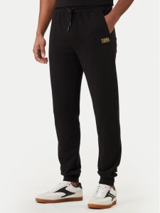 KARL LAGERFELD Spodnie dresowe 705782 562917 Czarny Regular Fit