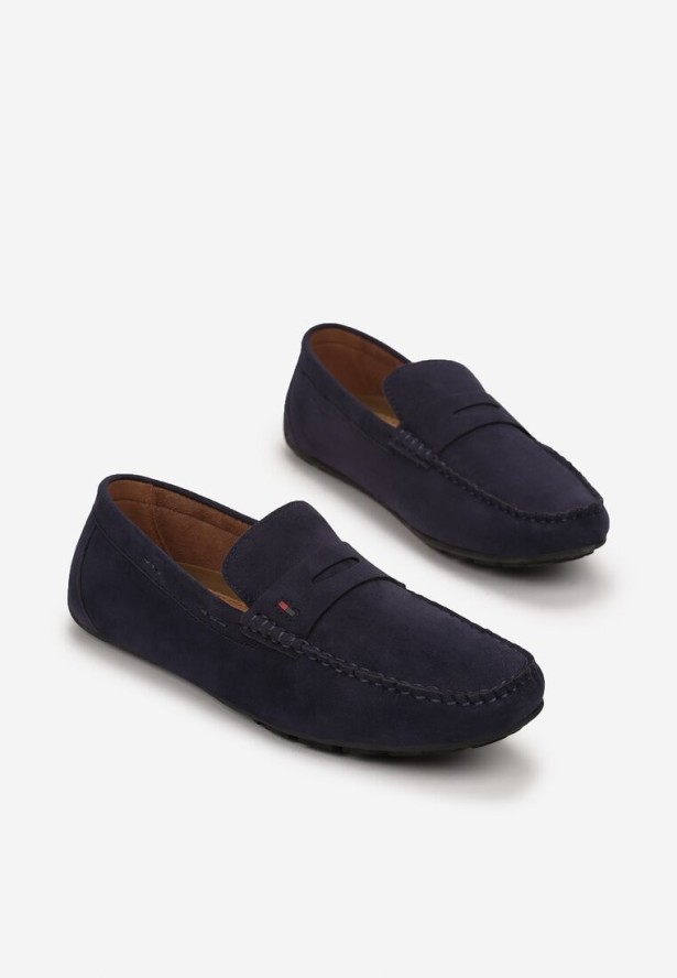 Granatowe Mokasyny Syryxio