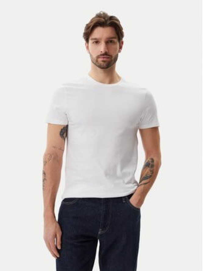 Calvin Klein Underwear Komplet t-shirtów LV00NB4051 Biały Regular Fit