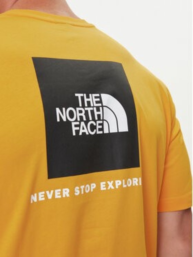 The North Face T-Shirt Redbox NF0A87NP Żółty Regular Fit