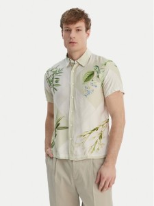 Guess Koszula M6GH81 W2063 Zielony Regular Fit