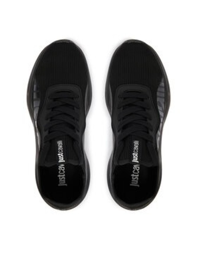 Just Cavalli Sneakersy 80QA3SV1 ZSE45 Czarny