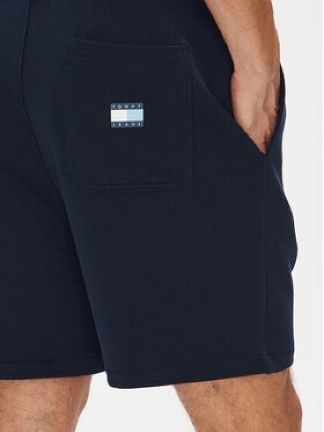 Tommy Jeans Szorty sportowe New Classic Beach DM0DM21781 Granatowy Relaxed Fit