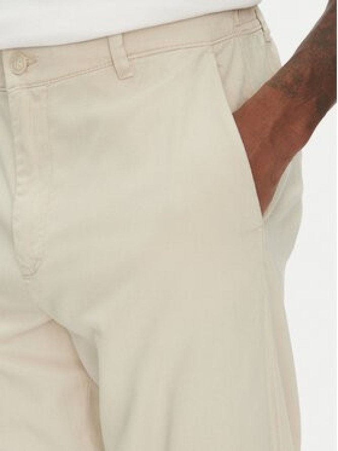 Lindbergh Spodnie materiałowe 30-008031 Beżowy Relaxed Fit