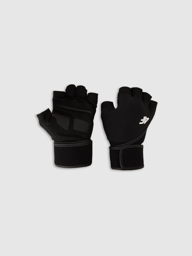 4F Rękawiczki treningowe uniseks - czarne S