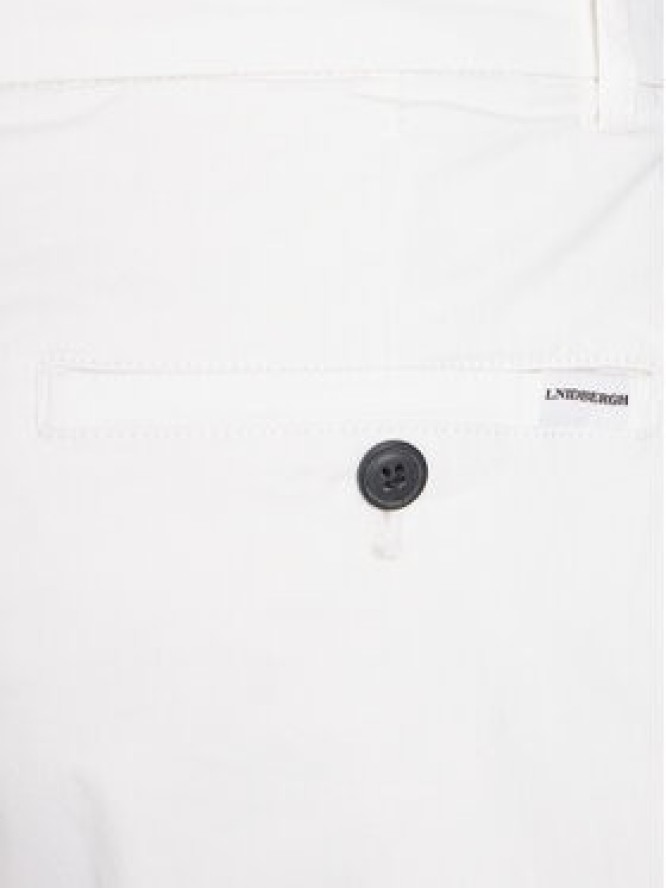 Lindbergh Chinosy 30-005044 Biały Slim Fit