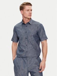 United Colors Of Benetton Koszula 5WV1UQ03P Niebieski Regular Fit