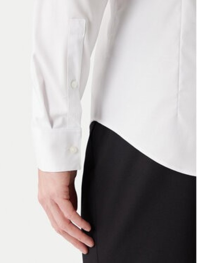 Calvin Klein Koszula LV019EU090 Biały Slim Fit