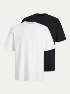 Jack & Jones Komplet t-shirtów Bradley 12264845 Kolorowy Wide Fit