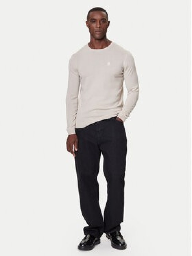 KARL LAGERFELD Sweter 655000 554399 Beżowy Slim Fit