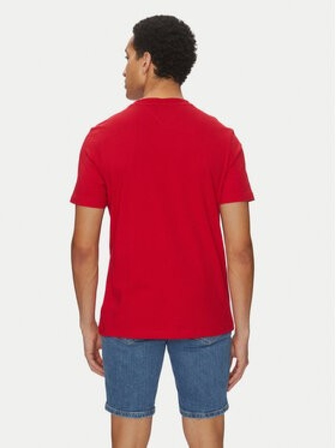 Tommy Hilfiger T-Shirt Flag Box MW0MW38636 Czerwony Regular Fit
