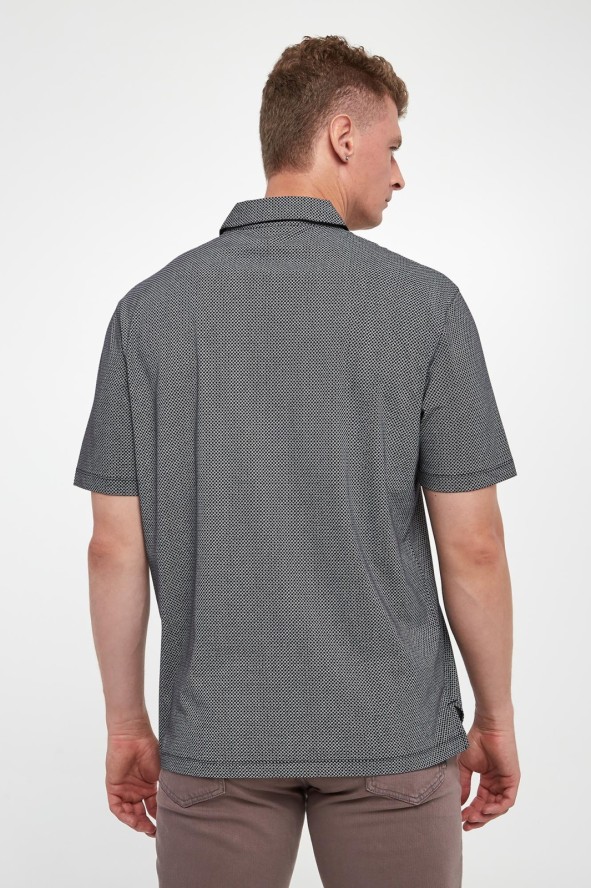 Polo męskie ze wzorem ARMANI EXCHANGE