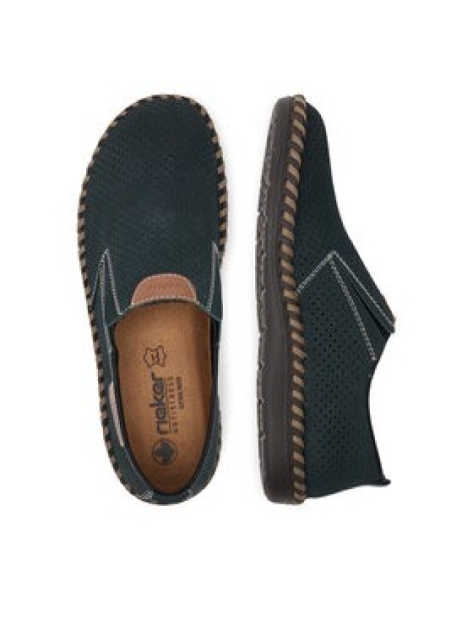 Rieker Półbuty B2465-14 Granatowy