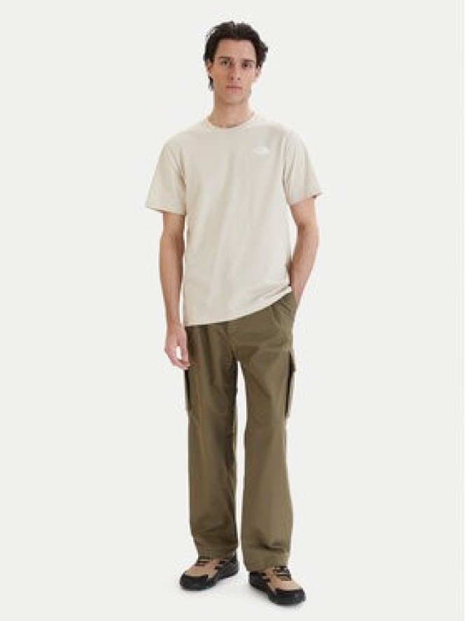 The North Face T-Shirt NSE Box NF0A8GV2 Beżowy Regular Fit