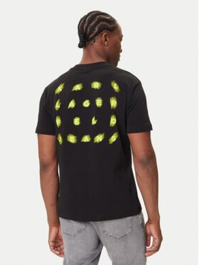 Karl Lagerfeld Jeans T-Shirt A3M17027 Czarny Relaxed Fit