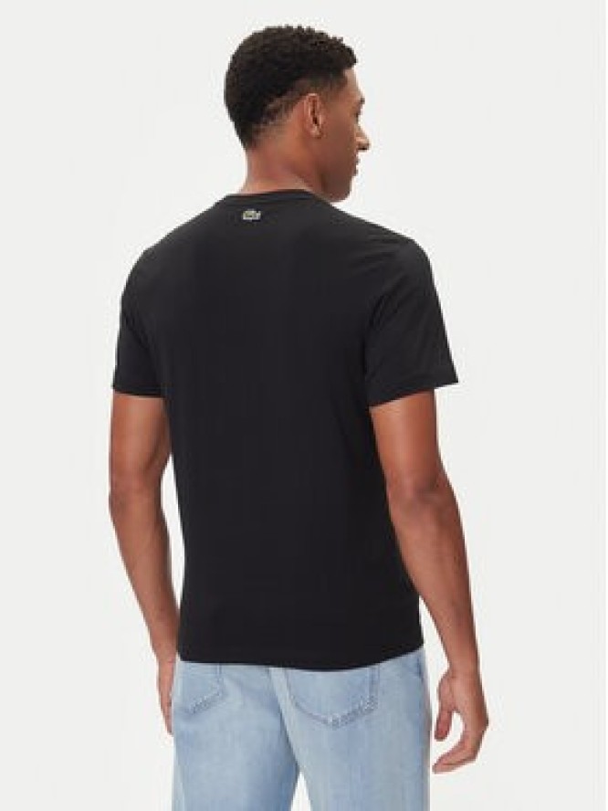 Lacoste T-Shirt TH5634 Czarny Regular Fit