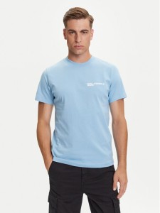 Karl Lagerfeld Jeans T-Shirt A1M17003 Niebieski Slim Fit