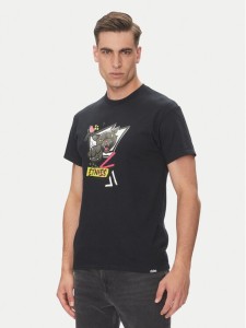 Etnies T-Shirt Puma 4130004126 Czarny Regular Fit