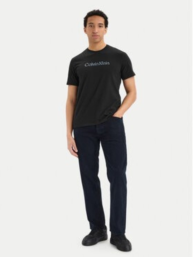 Calvin Klein T-Shirt SS 30s EU LV04LG809G Czarny Slim Fit