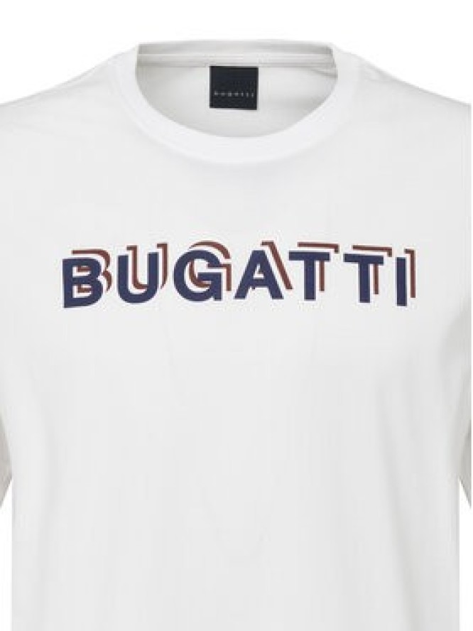 Bugatti T-Shirt 8350-75045C Biały Regular Fit