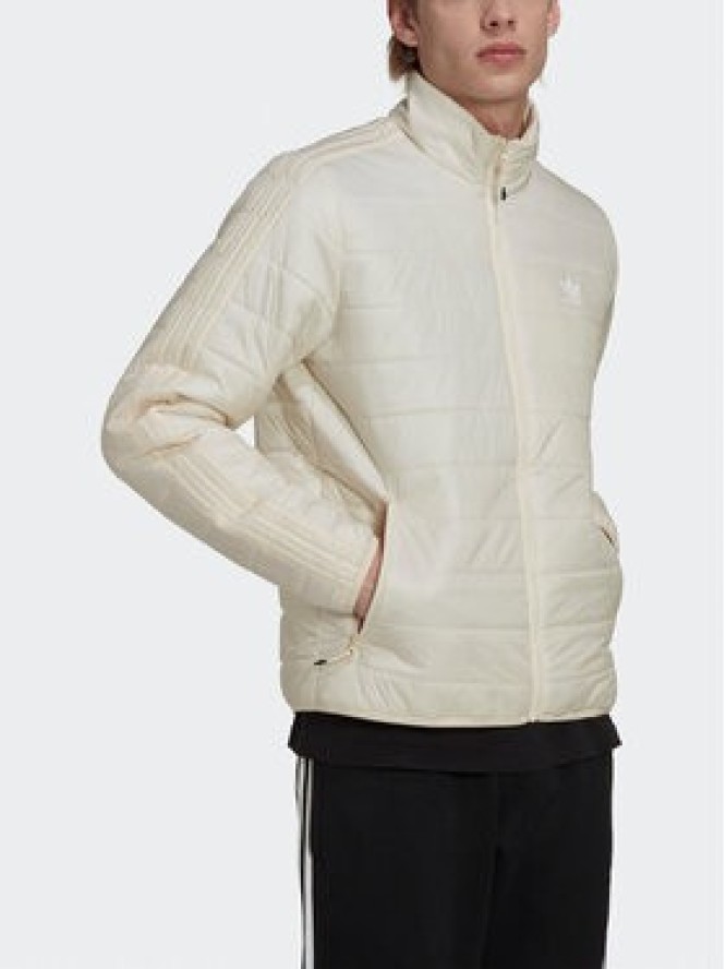 adidas Kurtka przejściowa Padded Stand Collar HL9214 Beżowy Standard Fit