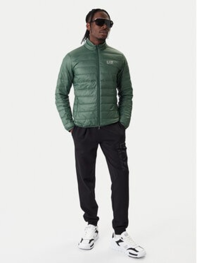 EA7 Emporio Armani Kurtka puchowa 8NPB23 PNGPZ U7260 Zielony Regular Fit